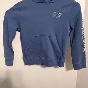 Vineyard Vines Kids Blue Logo Whale Hoodie/Sweatshirt